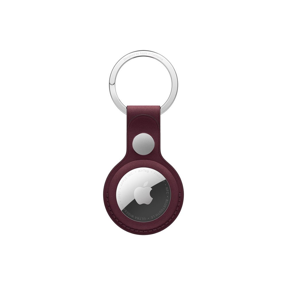 Apple AirTag FineWoven Key Ring - Burgundy MKG04ZM/A