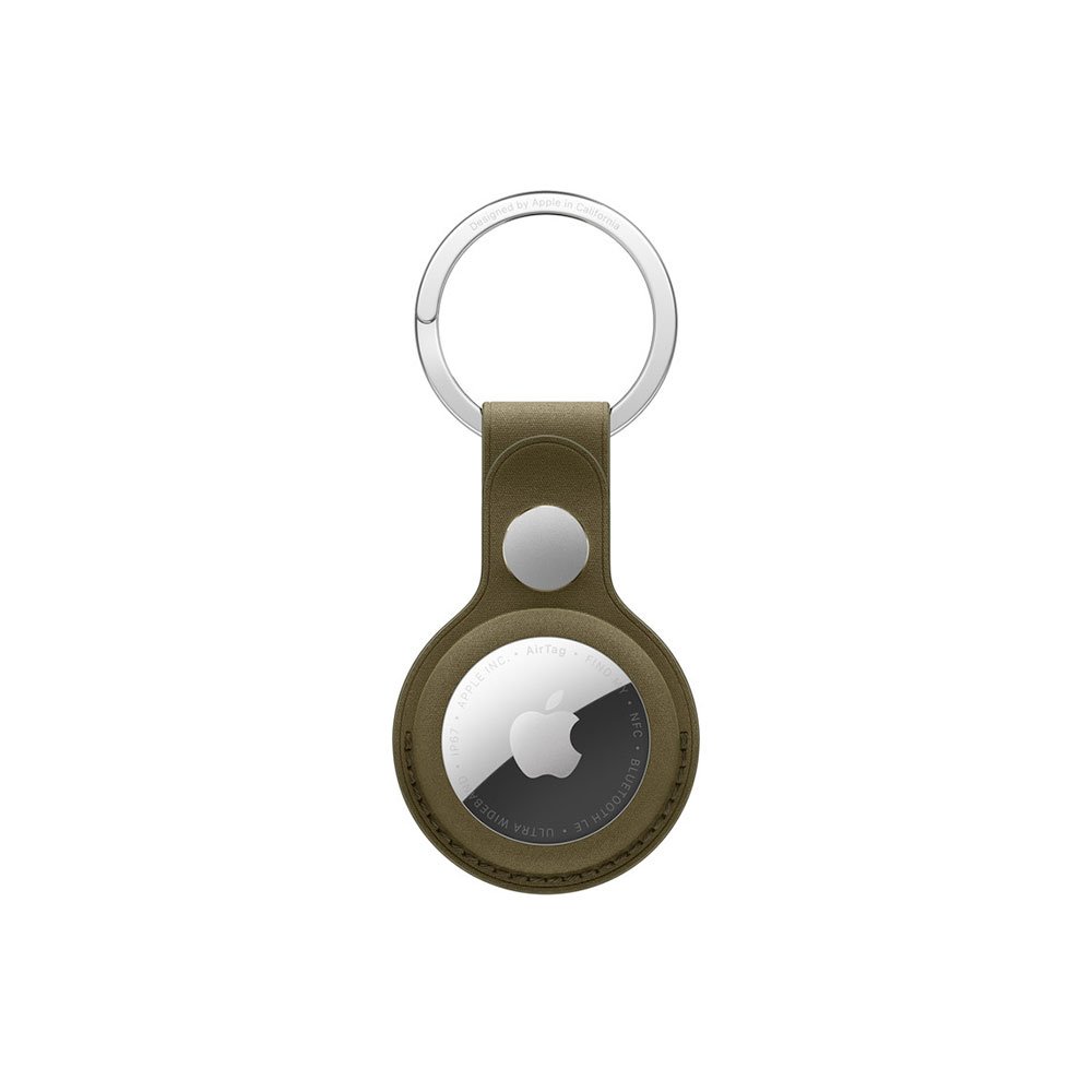 Apple AirTag FineWoven Key Ring - Dark Olive MKG24ZM/A