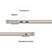 Apple MacBook Air 13,6" 2560x1664/10C M4/8C GPU/16GB/256GB_SSD/CZ/hvězdně bílý (2025) MW0Y3CZ/A