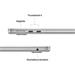 Apple MacBook Air 13,6" 2560x1664/10C M4/8C GPU/16GB/256GB_SSD/CZ/stříbrný (2025) MW0W3CZ/A