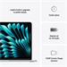 Apple MacBook Air 13,6" 2560x1664/10C M4/8C GPU/16GB/256GB_SSD/CZ/stříbrný (2025) MW0W3CZ/A