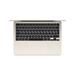 APPLE MacBook Air 13'' M3 chip 8-core CPU and 10-core GPU, 24GB, 512GB SSD - Starlight mc8p4cz/a