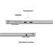 Apple MacBook Air 15,3" 2880x1864/10C M4/10C GPU/16GB/512GB_SSD/CZ/stříbrný (2025) MW1H3CZ/A