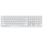 Apple Magic Keyboard Numeric Touch ID/Bezdrátová Bluetooth/US layout/Bílá MXK73LB/A