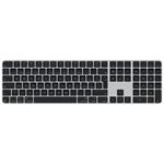 Apple Magic Keyboard s Touch ID (2024) / s Numerickou klávesnicí / Černé klávesy / USB-C / bezdrátová / CZ Lay MXK83CZ/A