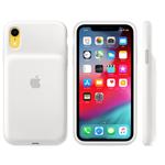 Apple Smart - Pouzdro na baterii pro mobilní telefon - silikon - bílá - pro iPhone XR MU7N2ZM/A