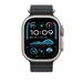 Apple Watch 49mm Black Ocean Band - Natural Titanium Finish MXTL3ZM/A