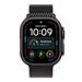 Apple Watch 49mm Black Titanium Milanese Loop - Large MK0Q4ZM/A