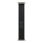 Apple Watch 49mm Black Trail Loop - M/L - Natural Titanium Finish MXTR3ZM/A