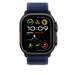 Apple Watch 49mm Blue Trail Loop - M/L - Black Titanium Finish MYQ83ZM/A