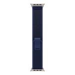 Apple Watch 49mm Blue Trail Loop - M/L - Natural Titanium Finish MXTW3ZM/A