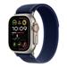 Apple Watch 49mm Blue Trail Loop - S/M - Natural Titanium Finish MXTT3ZM/A