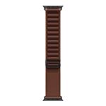 Apple Watch 49mm Burgundy Alpine Loop - Medium - Black Titanium Finish MKF14ZM/A
