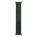 Apple Watch 49mm Dark Green Alpine Loop - Large - Black Titanium Finish MYPT3ZM/A