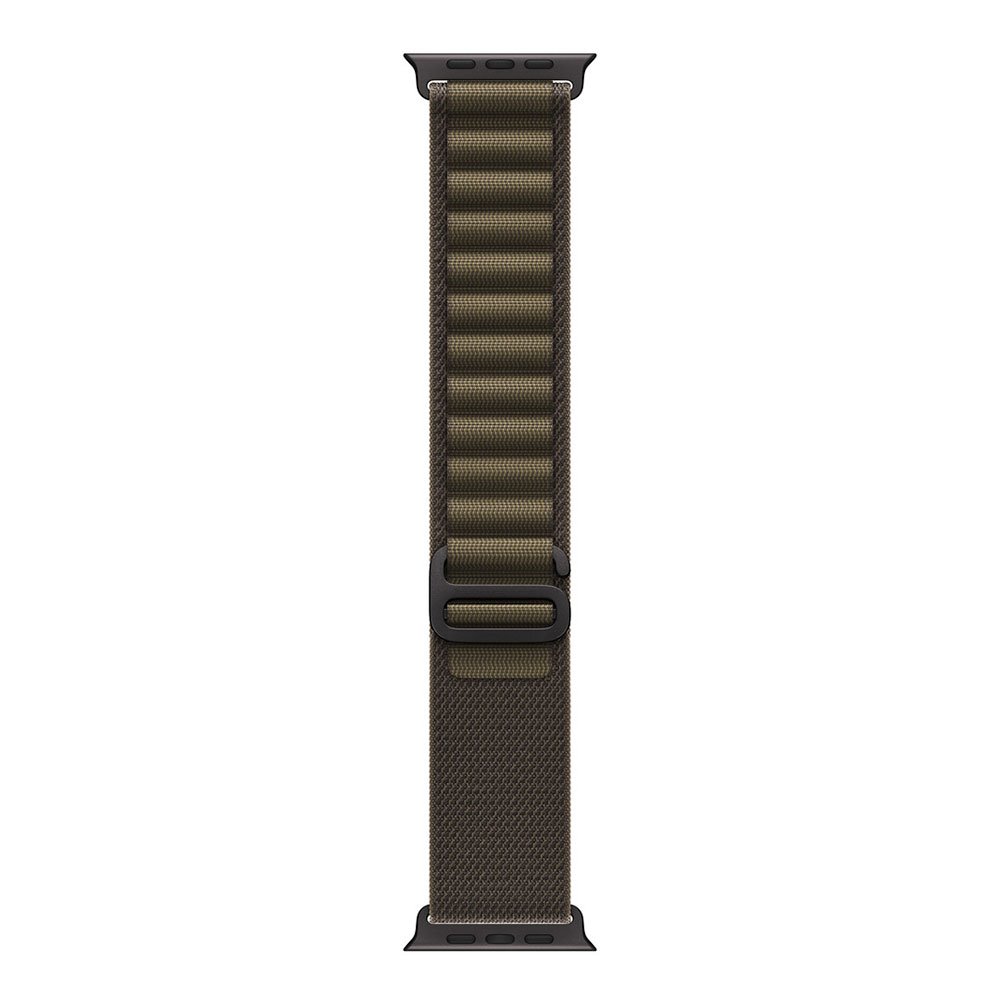 Apple Watch 49mm Dark Olive Alpine Loop - Medium - Black Titanium Finish MKDX4ZM/A