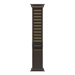 Apple Watch 49mm Dark Olive Alpine Loop - Medium - Black Titanium Finish MKDX4ZM/A