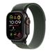 Apple Watch 49mm Green Trail Loop - M/L - Black Titanium Finish MYQ43ZM/A