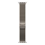 Apple Watch 49mm Natural Titanium Milanese Loop - Large MK0E4ZM/A