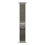 Apple Watch 49mm Natural Titanium Milanese Loop - Small MXKC3ZM/A