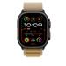 Apple Watch 49mm Tan Alpine Loop - Medium - Black Titanium Finish MYQ13ZM/A