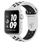 Apple Watch Nike+ GPS, 38mm Silver Aluminium Case with Pure Platinum/Black Nike Sport Band mqkx2cn/a