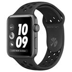 Apple Watch Nike+ Series 3 GPS, 42mm Space Grey Aluminium Case with Anthracite/Black Nike Sport Band mtf42cn/a