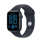Apple Watch SE 3 GPS 40mm Midnight Aluminium Case with Navy Blue Sport Band - M/L MJL14MP/A