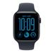 Apple Watch SE 3 GPS 44mm Midnight Aluminium Case with Navy Blue Sport Band - S/M MJL74MP/A
