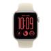 Apple Watch SE 3 GPS 44mm Starlight Aluminium Case with Sand Sport Band - S/M MJL34MP/A