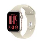 Apple Watch SE 3 GPS + Cellular 40mm Starlight Aluminium Case with Sand Sport Band - M/L MJLE4MP/A