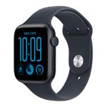 Apple Watch SE 3 GPS + Cellular 44mm Midnight Aluminium Case with Navy Blue Sport Band - M/L MJLT4WF/A