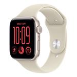 Apple Watch SE 3 GPS + Cellular 44mm Starlight Aluminium Case with Sand Sport Band - M/L MJLN4WF/A
