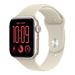 Apple Watch SE 3 GPS + Cellular 44mm Starlight Aluminium Case with Sand Sport Band - S/M MJLL4WF/A