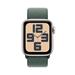 Apple Watch SE GPS 40mm Starlight Aluminium Case with Lake Green Sport Loop MXEH3QC/A