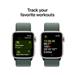 Apple Watch SE GPS 40mm Starlight Aluminium Case with Lake Green Sport Loop MXEH3QC/A