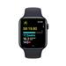 Apple Watch SE GPS 44mm Midnight Aluminium Case with Midnight Sport Band - S/M MRE73QC/A