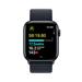 Apple Watch SE GPS 44mm Midnight Aluminium Case with Midnight Sport Loop MREA3QC/A