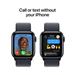 Apple Watch SE GPS + Cellular 40mm Midnight Aluminium Case with Ink Sport Loop MXGA3QC/A