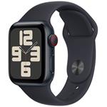 Apple Watch SE GPS + Cellular 40mm Midnight Aluminium Case with Midnight Sport Band - M/L MRGA3QC/A