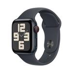 Apple Watch SE GPS + Cellular 40mm Midnight Aluminium Case with Midnight Sport Band - M/L MXGD3QC/A