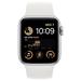 Apple Watch SE GPS + Cellular 40mm Silver Aluminium Case with White Sport Band - Regular mnpp3cs/a