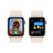 Apple Watch SE GPS + Cellular 40mm Starlight Aluminium Case with Starlight Sport Loop MRG43QC/A