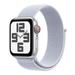 Apple Watch SE GPS + Cellular 44mm Silver Aluminium Case with Blue Cloud Sport Loop MXGR3QC/A