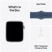 Apple Watch SE GPS + Cellular 44mm Silver Aluminium Case with Denim Sport Band - M/L MXGQ3QC/A