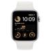 Apple Watch SE GPS + Cellular 44mm Silver Aluminium Case with White Sport Band - Regular mnq23cs/a