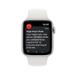 Apple Watch SE GPS + Cellular 44mm Silver Aluminium Case with White Sport Band - Regular mnq23cs/a