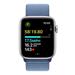 Apple Watch SE GPS + Cellular 44mm Silver Aluminium Case with Winter Blue Sport Loop MRHM3QC/A