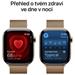 Apple Watch Series 10 GPS + Cellular 42mm Gold Titanium Case with Gold Milanese Loop MX083QC/A