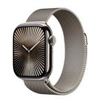 Apple Watch Series 10 GPS + Cellular 42mm Natural Titanium Case with Natural Milanese Loop MWXF3QC/A