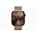 Apple Watch Series 10 GPS + Cellular 46mm Gold Titanium Case with Gold Milanese Loop - S/M MC7T4QC/A
